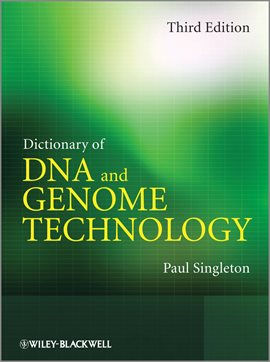 Imagen de portada para Dictionary of DNA and Genome Technology