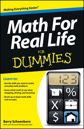 Imagen de portada para Math for Real Life for Dummies