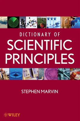 Imagen de portada para Dictionary of Scientific Principles