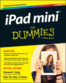 Cover image for iPad mini for Dummies