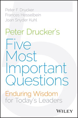 Imagen de portada para Peter Drucker's Five Most Important Questions