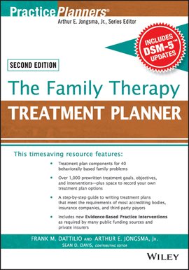 Cover image for The Family Therapy Treatment Planner, With DSM-5 Updates