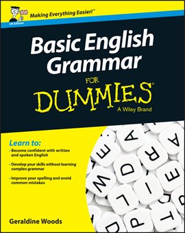 Imagen de portada para Basic English Grammar For Dummies