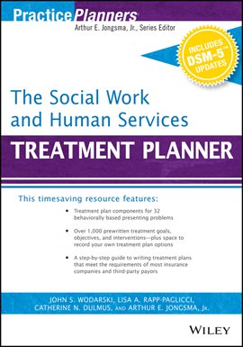 Cover image for The Social Work and Human Services Treatment Planner, With DSM 5 Updates