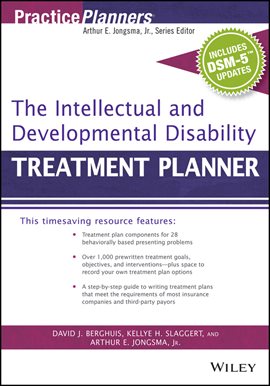 Cover image for The Intellectual and Developmental Disability Treatment Planner, With DSM 5 Updates