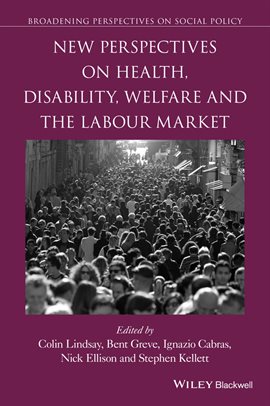 Imagen de portada para New Perspectives on Health, Disability, Welfare and the Labour Market