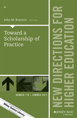 Imagen de portada para Toward a Scholarship of Practice