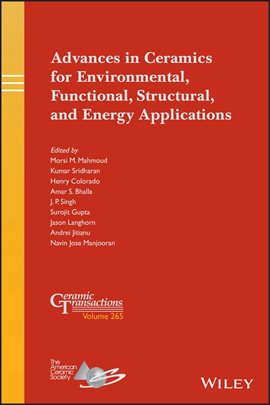 Cover image for Advances in Ceramics for Environmental, Functional, Structural, and Energy Applications