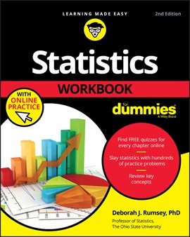 Cover image for Statistics Workbook for Dummies