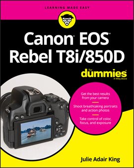Imagen de portada para Canon EOS Rebel T8i/850D for Dummies