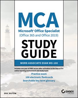 Imagen de portada para MCA Microsoft Office Specialist (Office 365 and Office 2019) Study Guide
