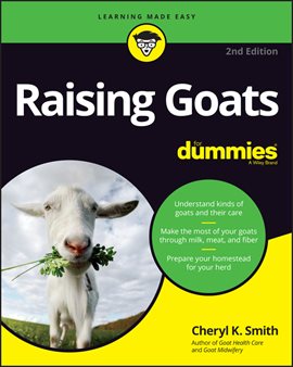 Imagen de portada para Raising Goats For Dummies