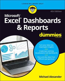 Cover image for Excel Dashboards & Reports For Dummies
