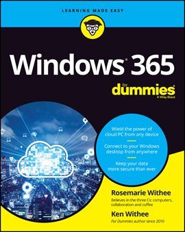 Imagen de portada para Windows 365 For Dummies