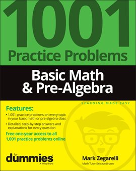 Cover image for Basic Math & Pre-Algebra
