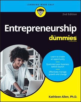 Imagen de portada para Entrepreneurship For Dummies