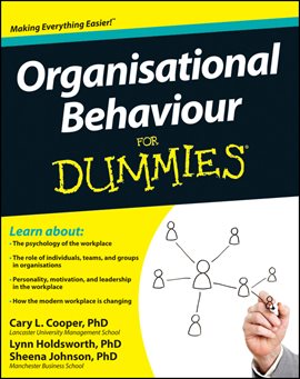 Imagen de portada para Organisational Behaviour for Dummies