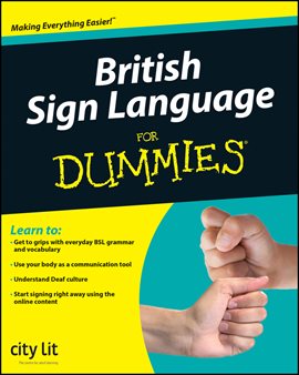 Imagen de portada para British Sign Language for Dummies