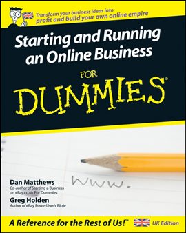 Cover image for Starting and Running an Online Business for Dummies