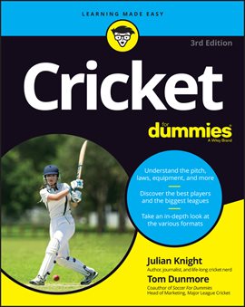 Imagen de portada para Cricket For Dummies