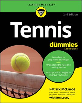 Cover image for Tennis for Dummies