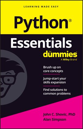 Imagen de portada para Python Essentials for Dummies