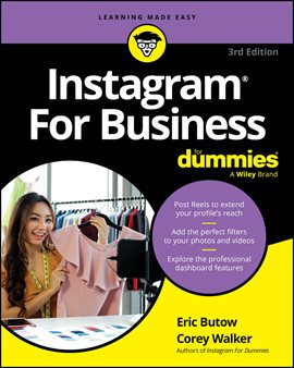 Imagen de portada para Instagram for Business for Dummies