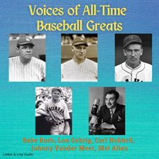 Cover image for Voices of All-Time Baseball Greats