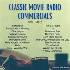 Cover image for Classic Movie Radio Commercials, Volume 2