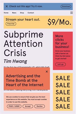 Cover image for Subprime Attention Crisis