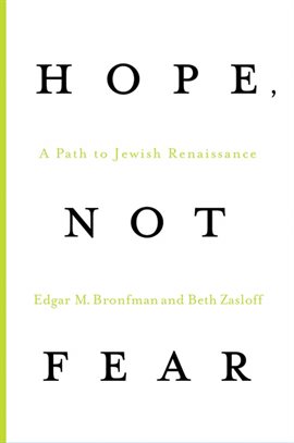 Cover image for Hope, Not Fear