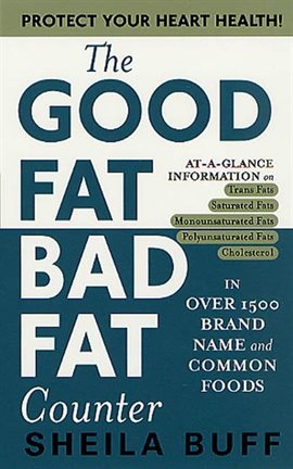 Cover image for The Good Fat, Bad Fat Counter