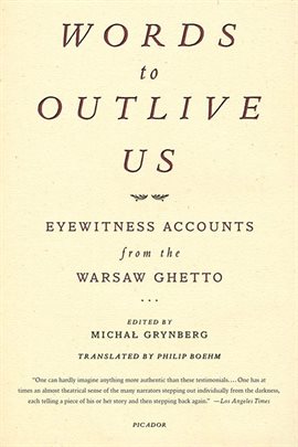 Cover image for Words to Outlive Us