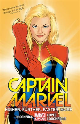 Cover image for Captain Marvel Vol. 1: Higher, Further, Faster, More