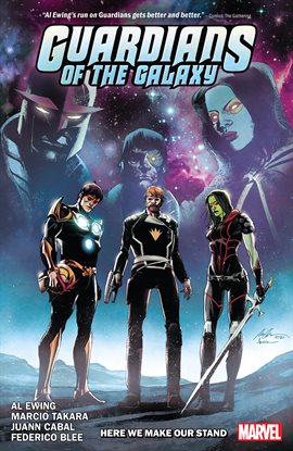 Cover image for Guardians Of The Galaxy By Al Ewing Vol. 2: Here We Make Our Stand