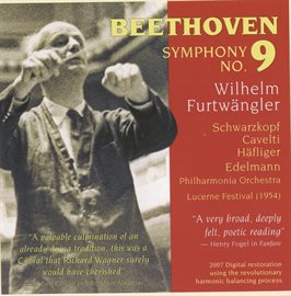 Cover image for Beethoven: Symphony No. 9, "Choral"