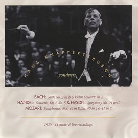 Cover image for Hans Knappertsbusch Conducts Studio & Live Performances (1929-1944)