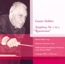 Cover image for Mahler, G.: Symphony No. 2 (walter) (1957)