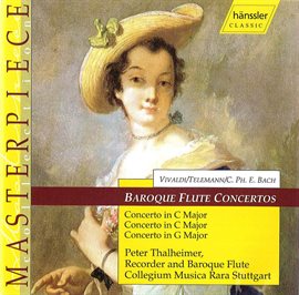 Imagen de portada para Vivaldi / Telemann / Bach, C.p.e.: Baroque Flute Concertos
