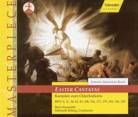 Cover image for Bach, J.s.: Cantatas (easter)  - Bwv 6, 31, 34, 42, 43, 108, 128, 172, 175, 182, 184, 249