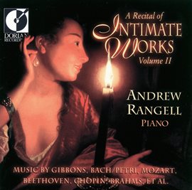 Imagen de portada para Piano Recital: Rangell, Andres - Scarlatti, D. / Brahms, J. / Ravel, M. / Schubert, F. / Bach, J....