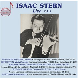 Cover image for Isaac Stern, Vol. 5 (live)