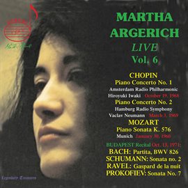 Cover image for Martha Argerich Live, Vol. 6 (remastered 2022)