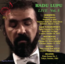 Cover image for Radu Lupu Live, Vol. 5