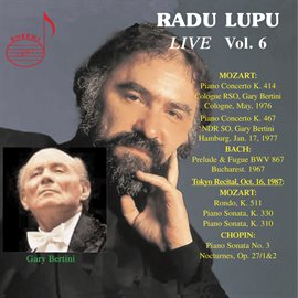 Imagen de portada para Radu Lupu Live, Vol. 6 (Live)