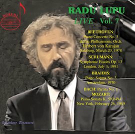 Cover image for Radu Lupu Live, Vol. 7 (Live)