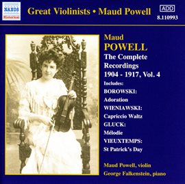 Cover image for Powell, Maud: Complete Recordings, Vol.  4 (1904-1917)