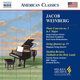 Cover image for Weinberg: Piano Concerto No. 2 / String Quartet Op. 55 / Shabbat Ba'aretz