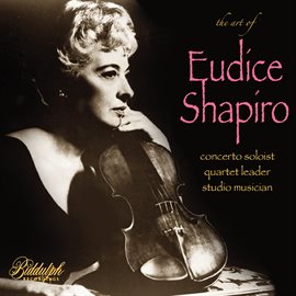 Cover image for The Art Of Eudice Shapiro