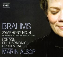 Cover image for Brahms: Symphony No. 4 - Hungarian Dances Nos. 2, 4-9